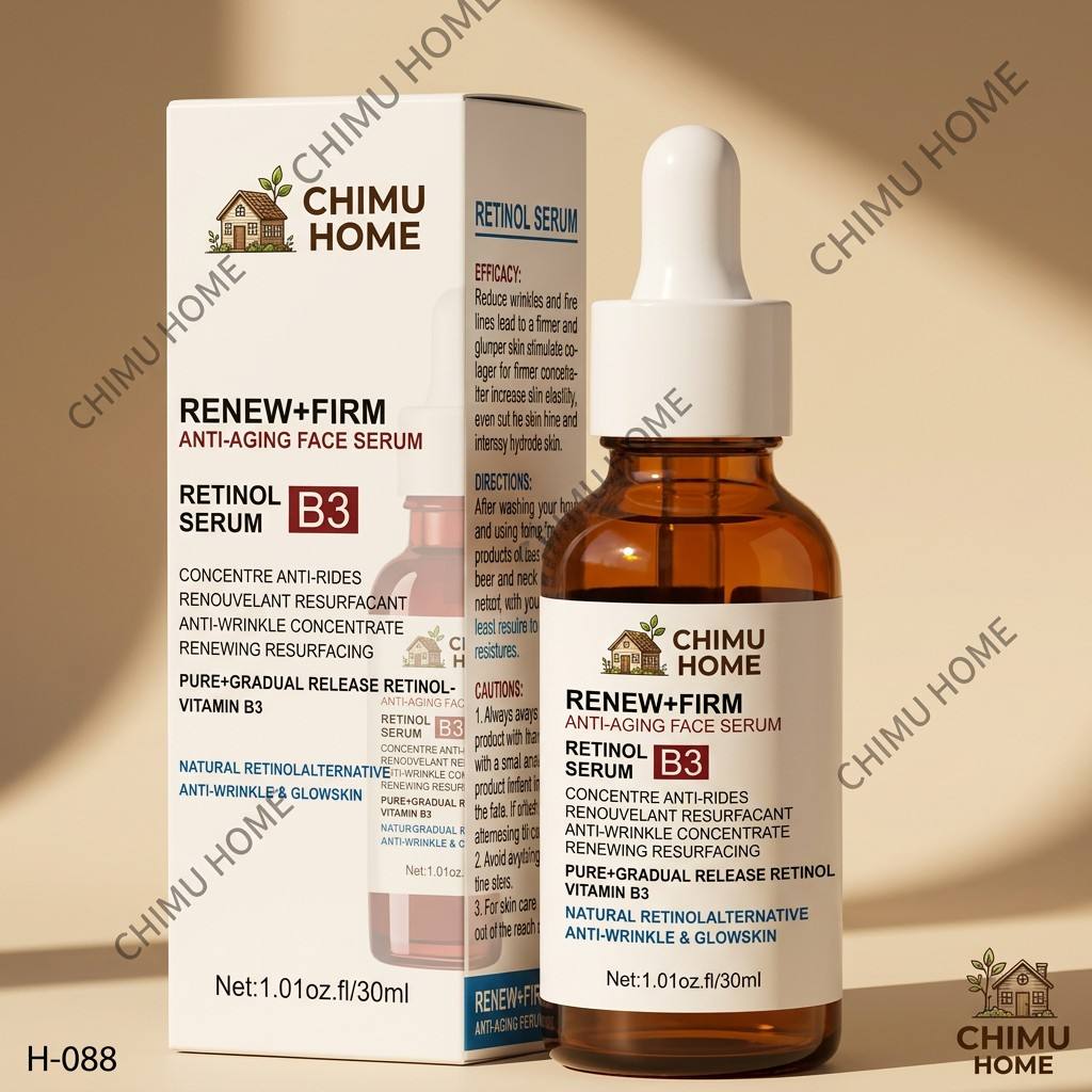 Hyaluronic Acid Facial Serum - 【CHIMU HOME】Retinol B3 Gesichtsserum zur Erneuerung