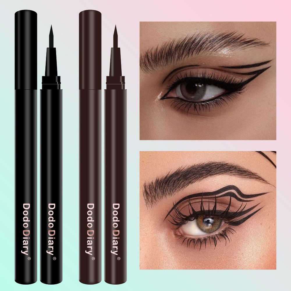 Waterproof Liquid Eyeliner Pen - Wasserfester Flüssig-Eyeliner-Stift, verschmiert nicht, schnelltrocknend, langanhaltend,