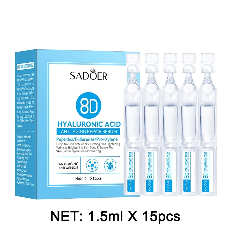 Hyaluronic Acid Facial Serum - 1 Box 15 Stück Hyaluronsäure Gesichtsessenz