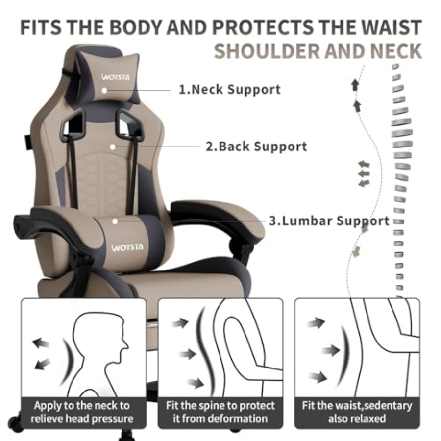 Gaming-Stuhl mit Massagefunkti – Massage Bewertung und Preis