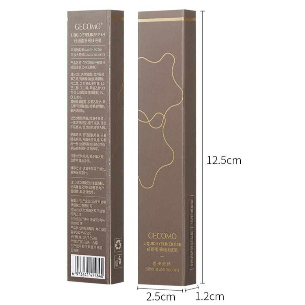 Langlebiger, superflacher Flüs – Waterproof Liquid Eyeliner Pen Bewertung und Preis