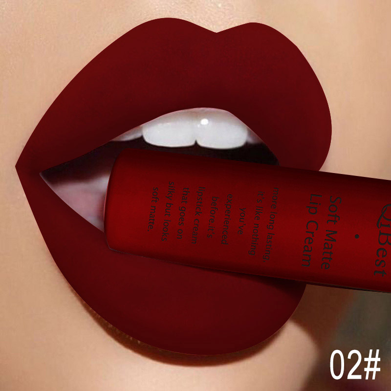 QIBEST Sexy Samt Matte Lip Glo – Matte Velvet Lip Tint Long Lasting Bewertung und Preis
