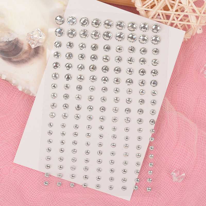 Weiße Strasssteine 2mm 3mm 4mm – Makeup Bewertung und Preis