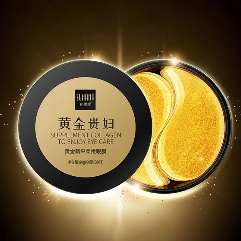 60 stücke goldene feuchtigkeit – Collagen Under Eye Patches Bewertung und Preis